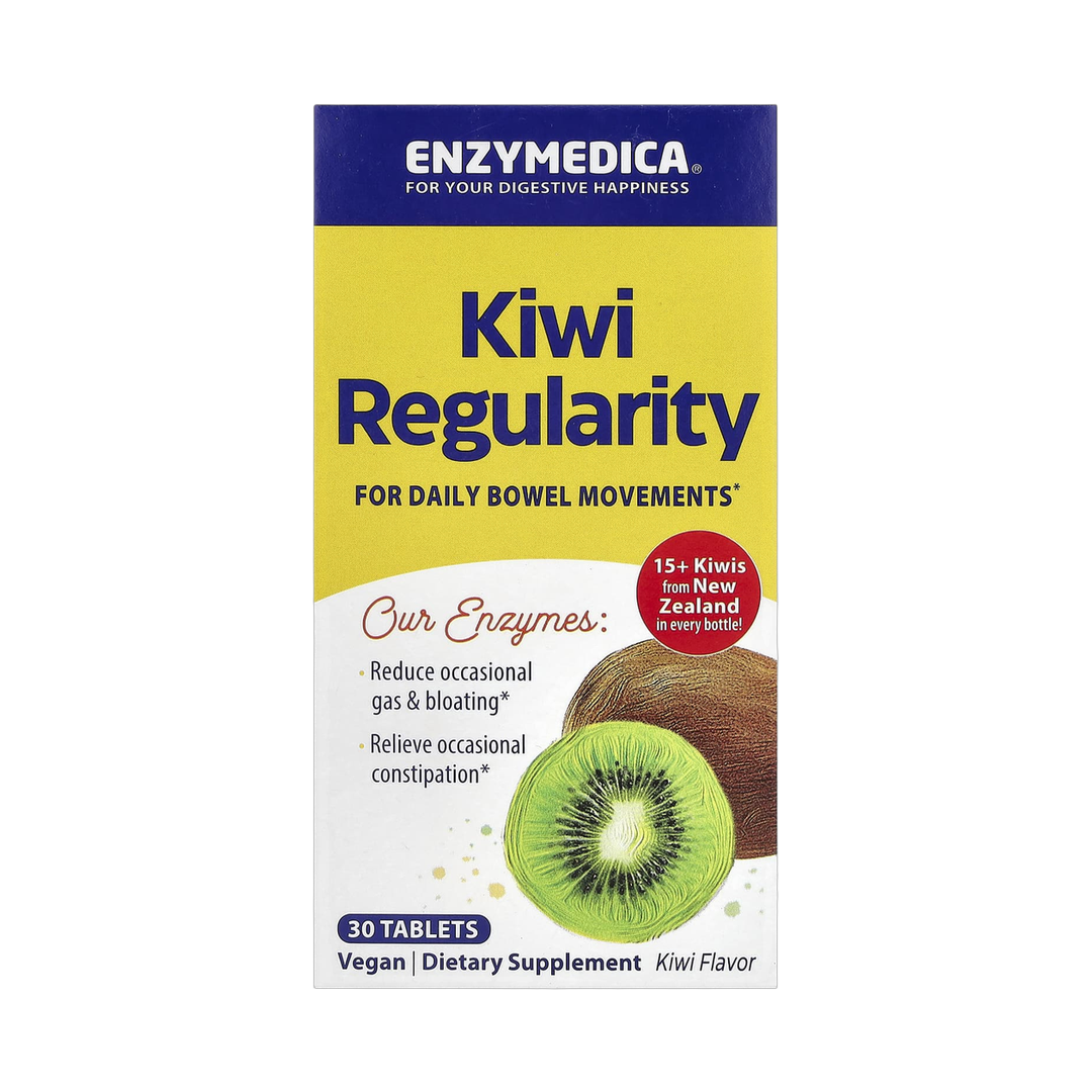 Enzymedica, Kiwi Regularity, Kiwi, 30 Tablets