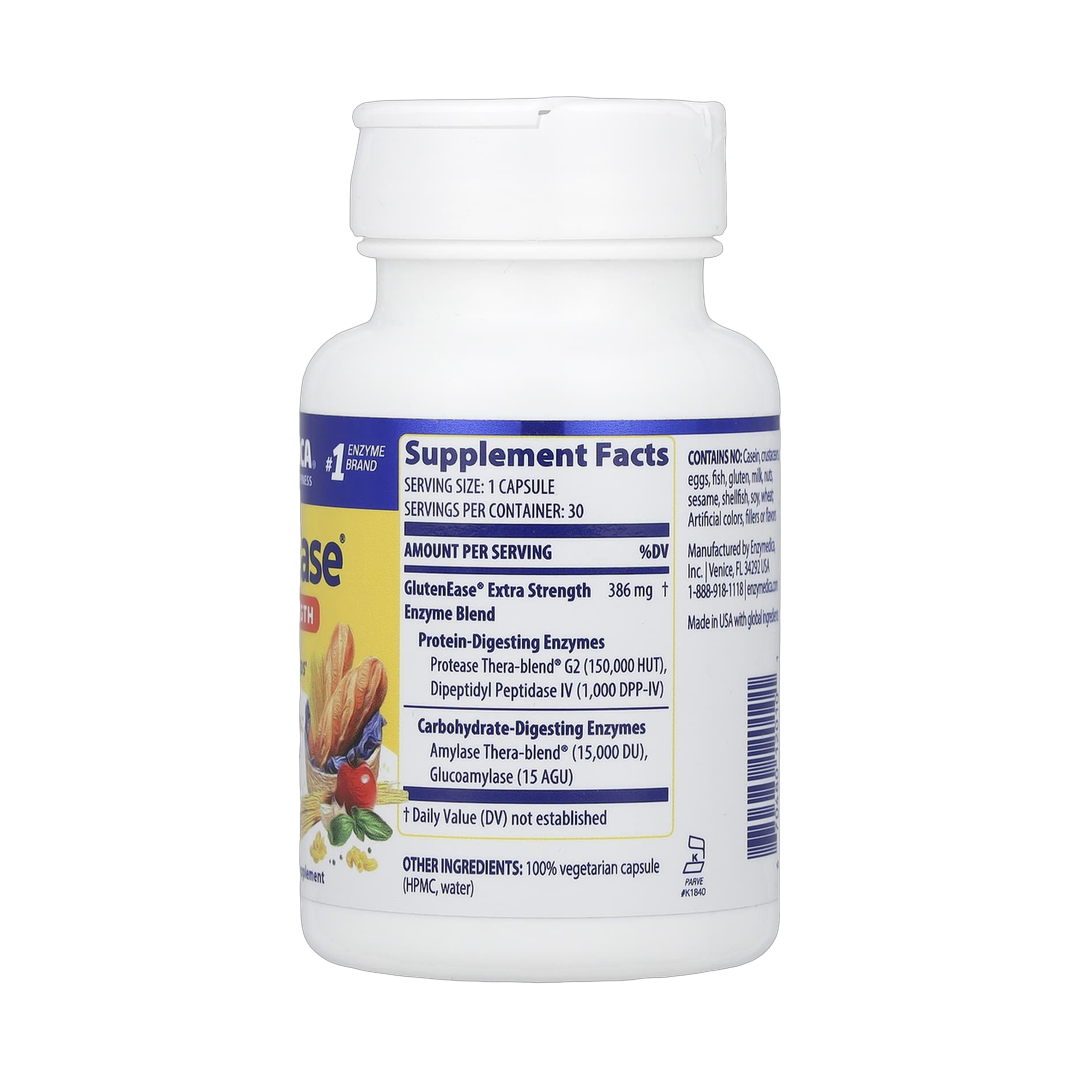 Enzymedica, GlutenEase®, 30 Capsules