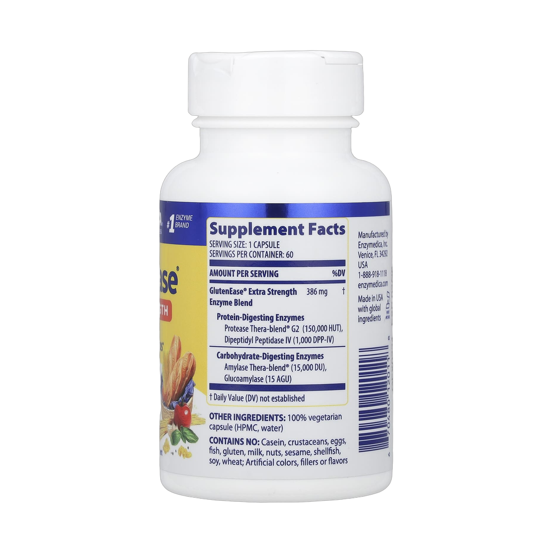 Enzymedica, GlutenEase®, 60 Capsules