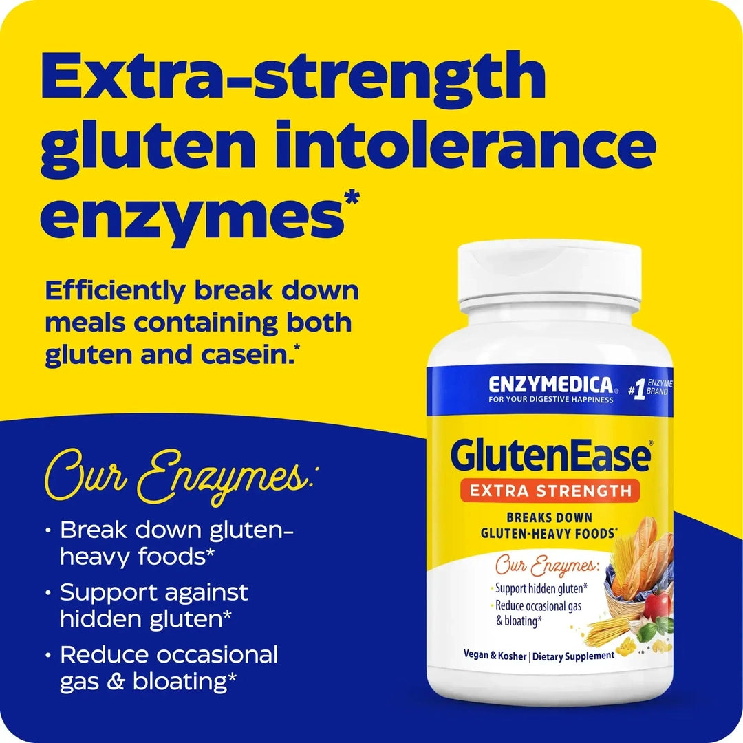 Enzymedica, GlutenEase®, 60 Capsules