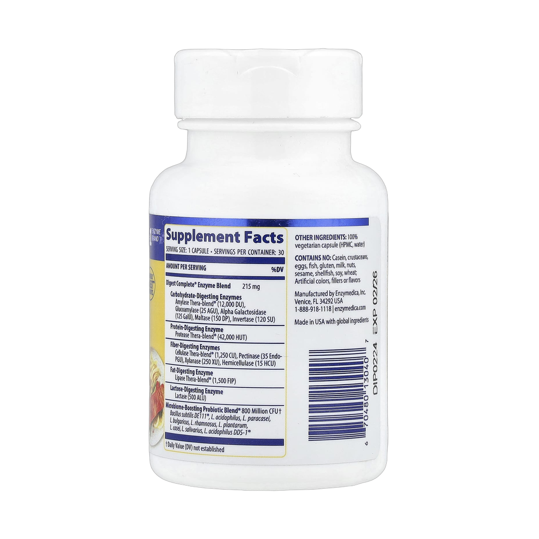 Enzymedica, Digest Complete® + Probiotics, 30 Capsules