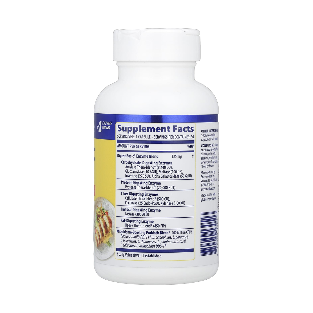 Enzymedica, Digest Basic® + Probiotics, 90 Capsules