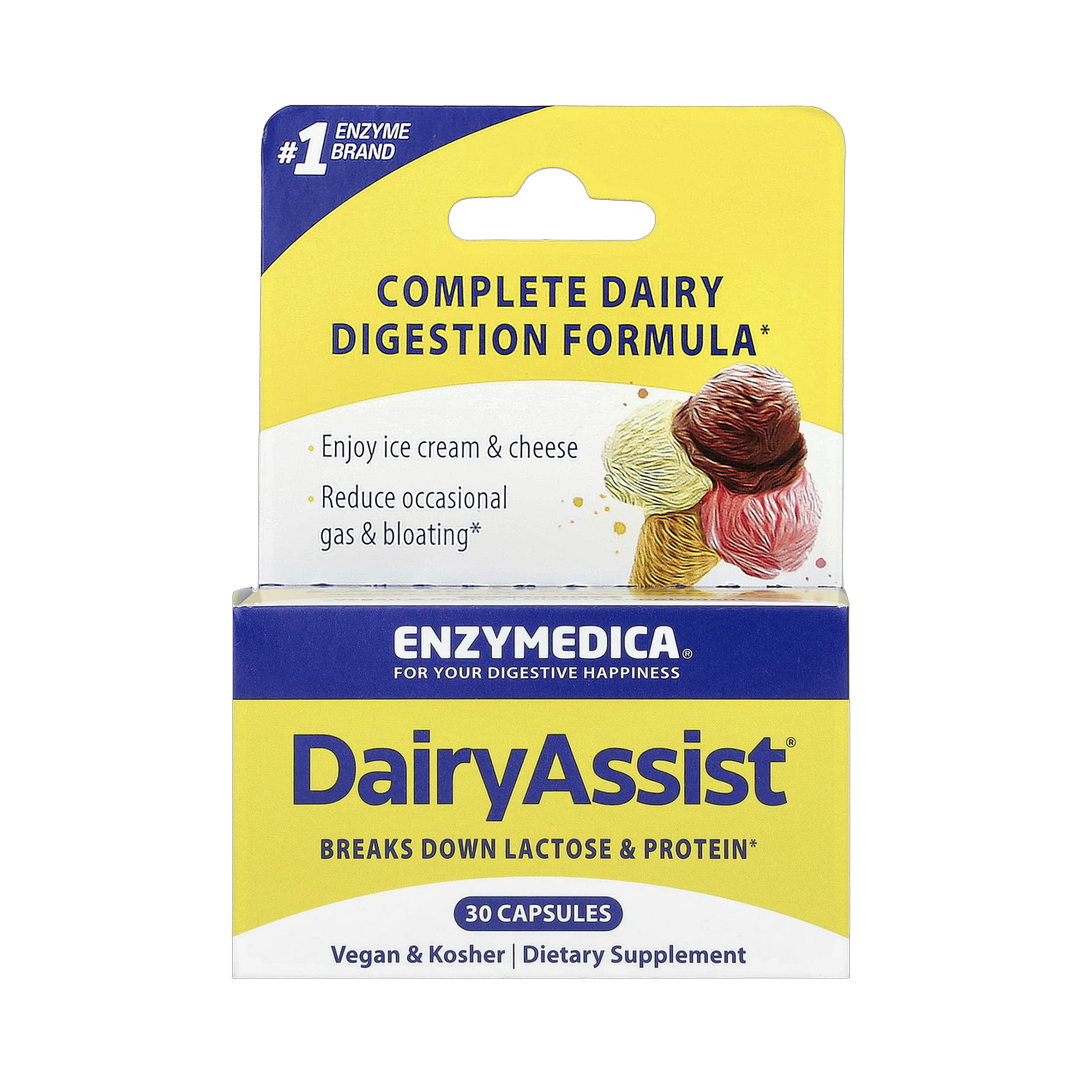 Enzymedica, DairyAssist®, 30 Capsules