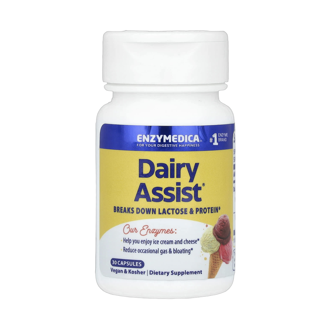 Enzymedica, DairyAssist®, 30 Capsules