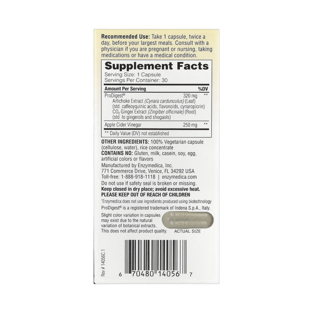 Enzymedica, Gut Motility™, Digestive Transport Support, 30 Capsules