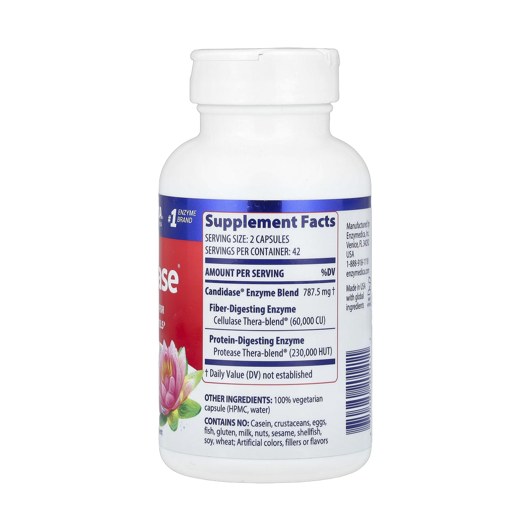 Enzymedica, Candidase, 84 Capsules