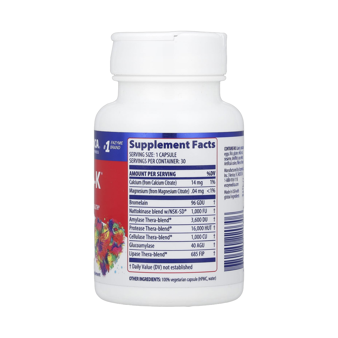 Enzymedica, Natto-K®, 30 Capsules