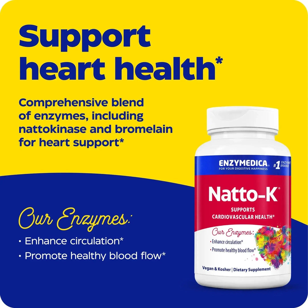 Enzymedica, Natto-K®, 30 Capsules