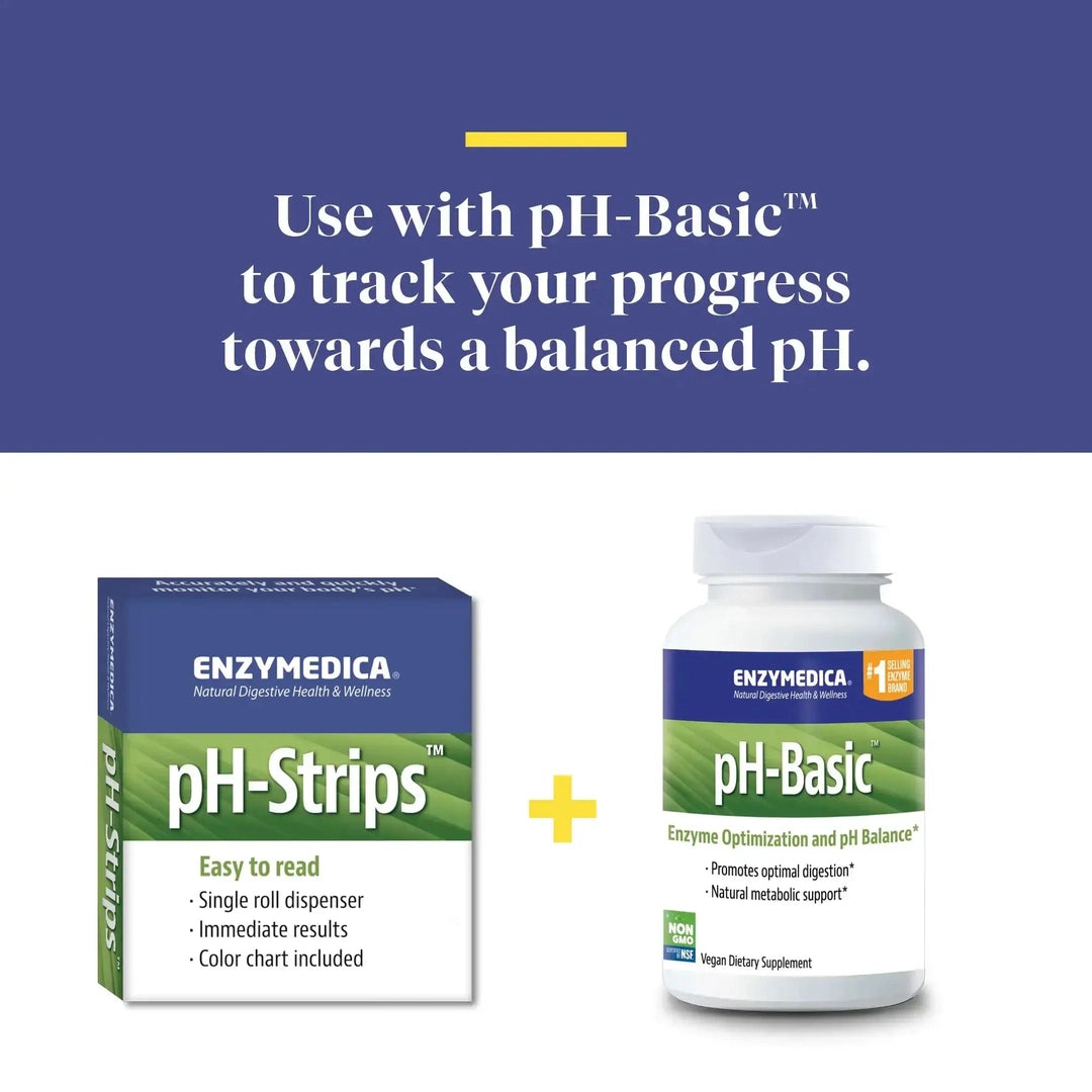 Enzymedica, pH-Strips, Approx. 120 Tests