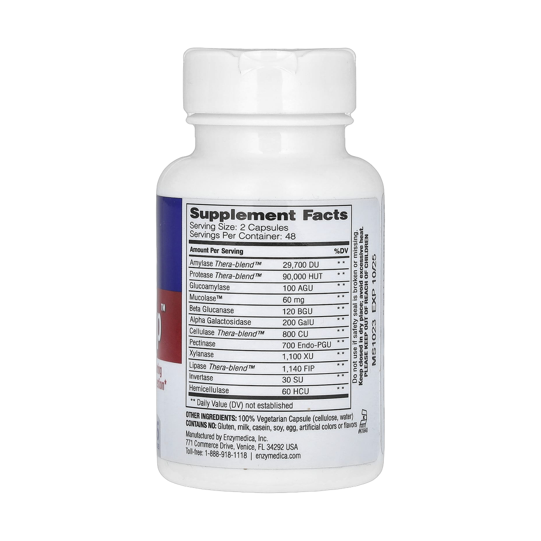 Enzymedica, MucoStop, 96 Capsules