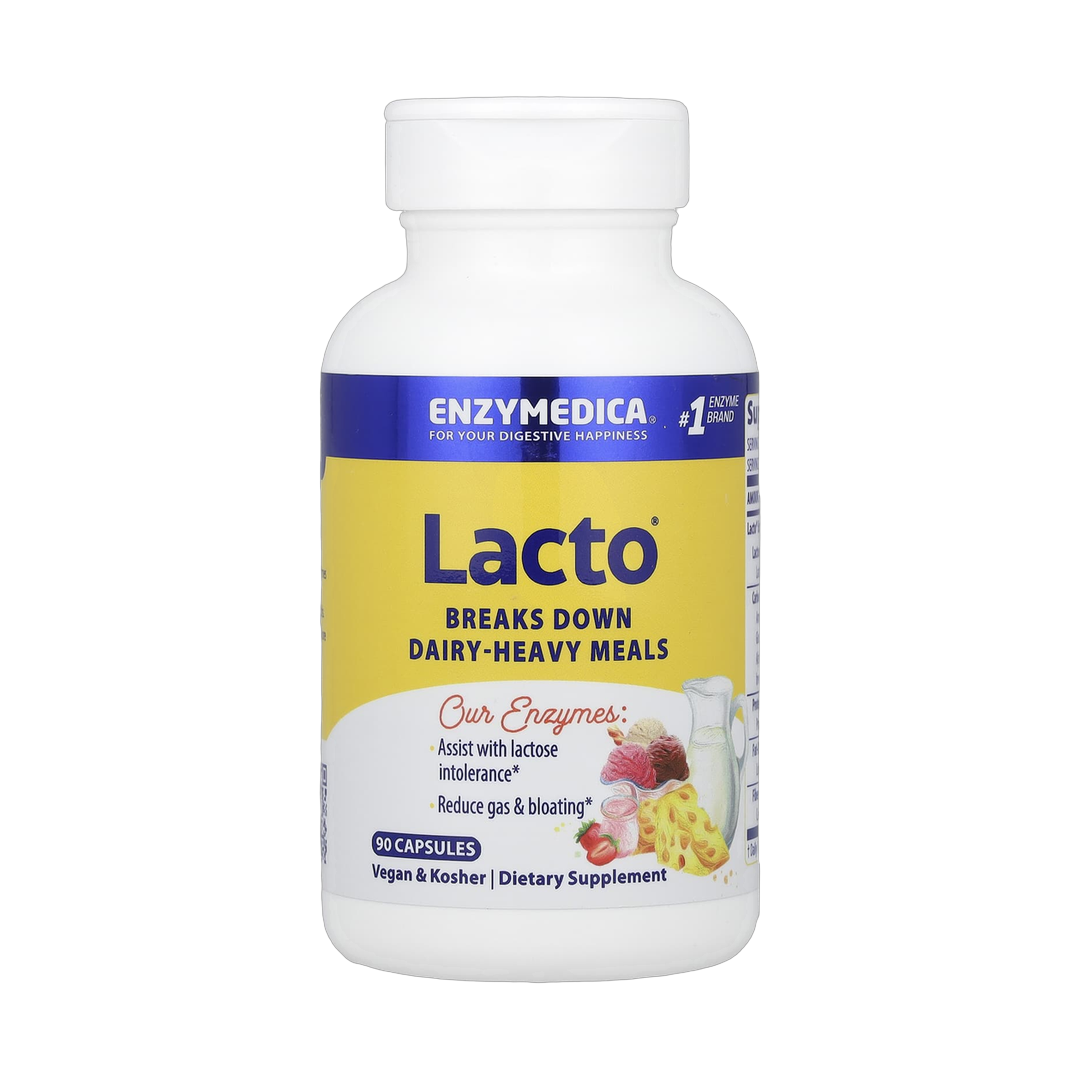 Enzymedica, Lacto®, 90 Capsules
