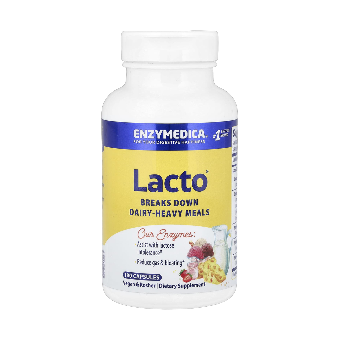 Enzymedica, Lacto®, 180 Capsules
