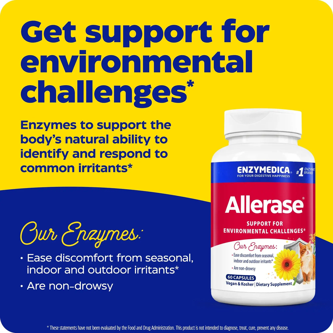 Enzymedica, Allerase®, 60 Capsules