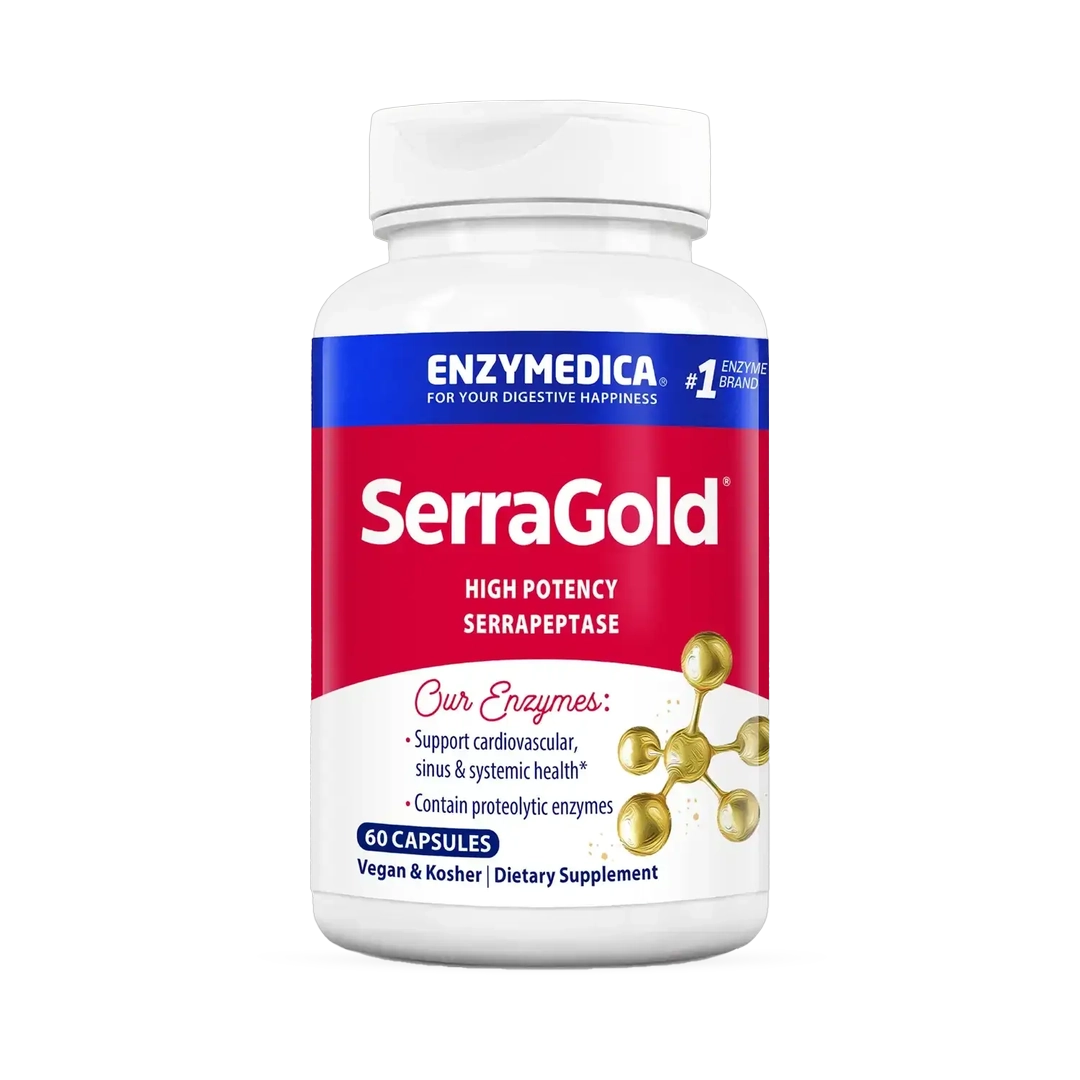 Enzymedica, SerraGold®, High Potency Serrapeptase, 60 Capsules