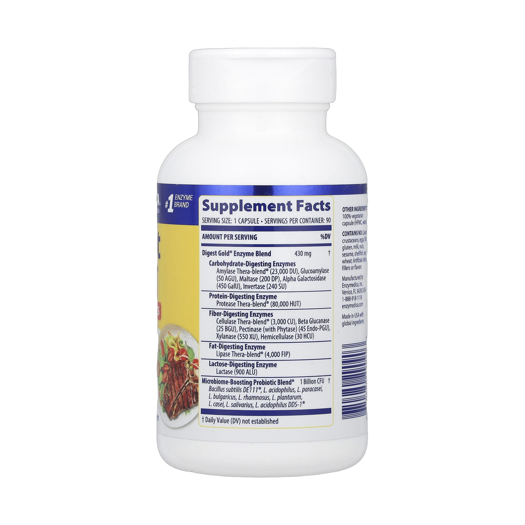 Enzymedica, Digest Gold® + Probiotics, 90 Capsules