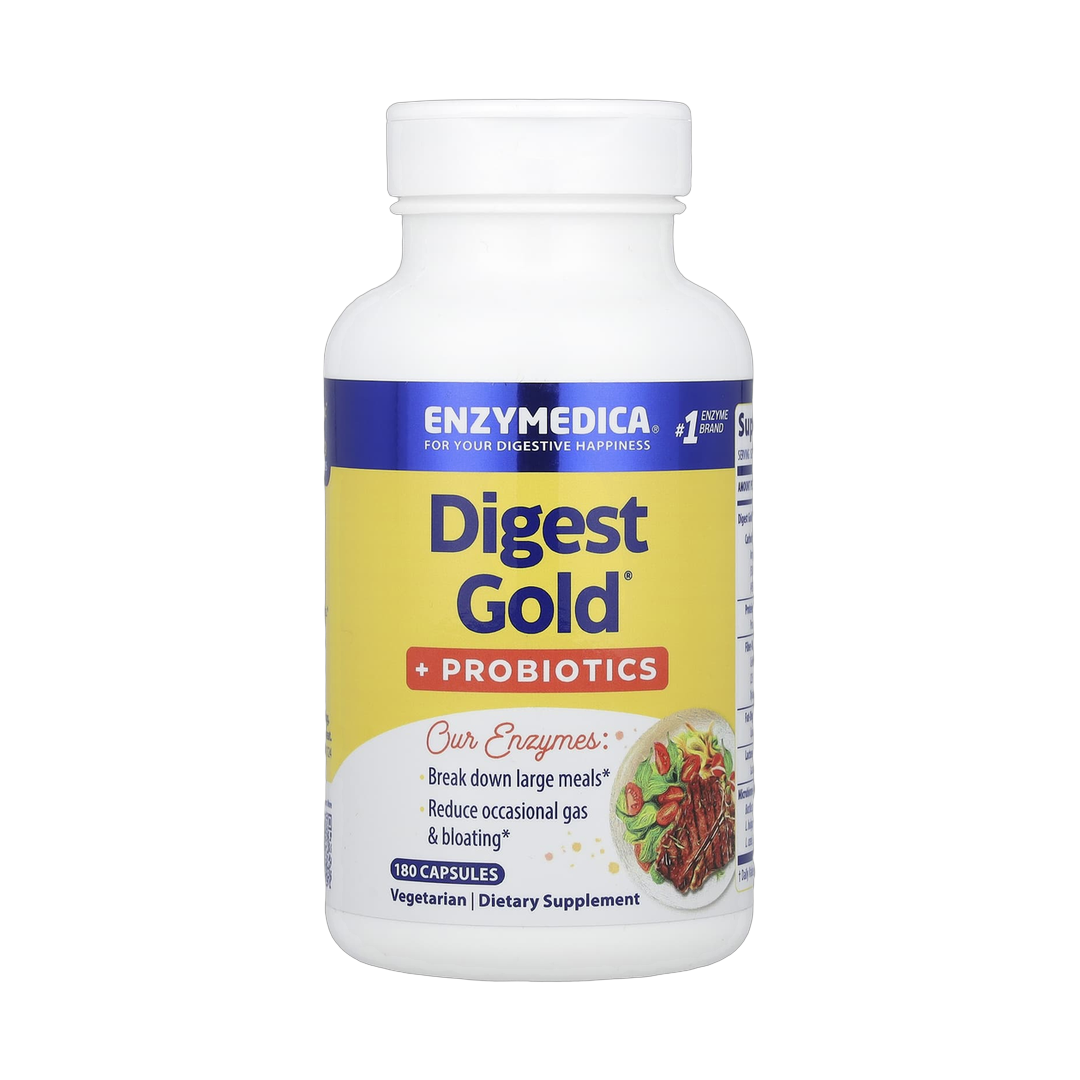 Enzymedica, Digest Gold® + Probiotics, 180 Capsules