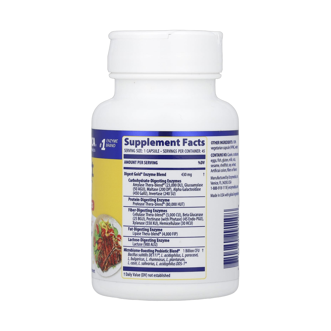 Enzymedica, Digest Gold® + Probiotics, 45 Capsules