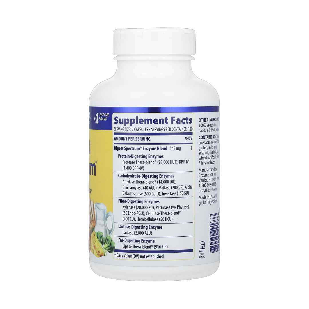 Enzymedica, Digest Spectrum®, 240 Capsules