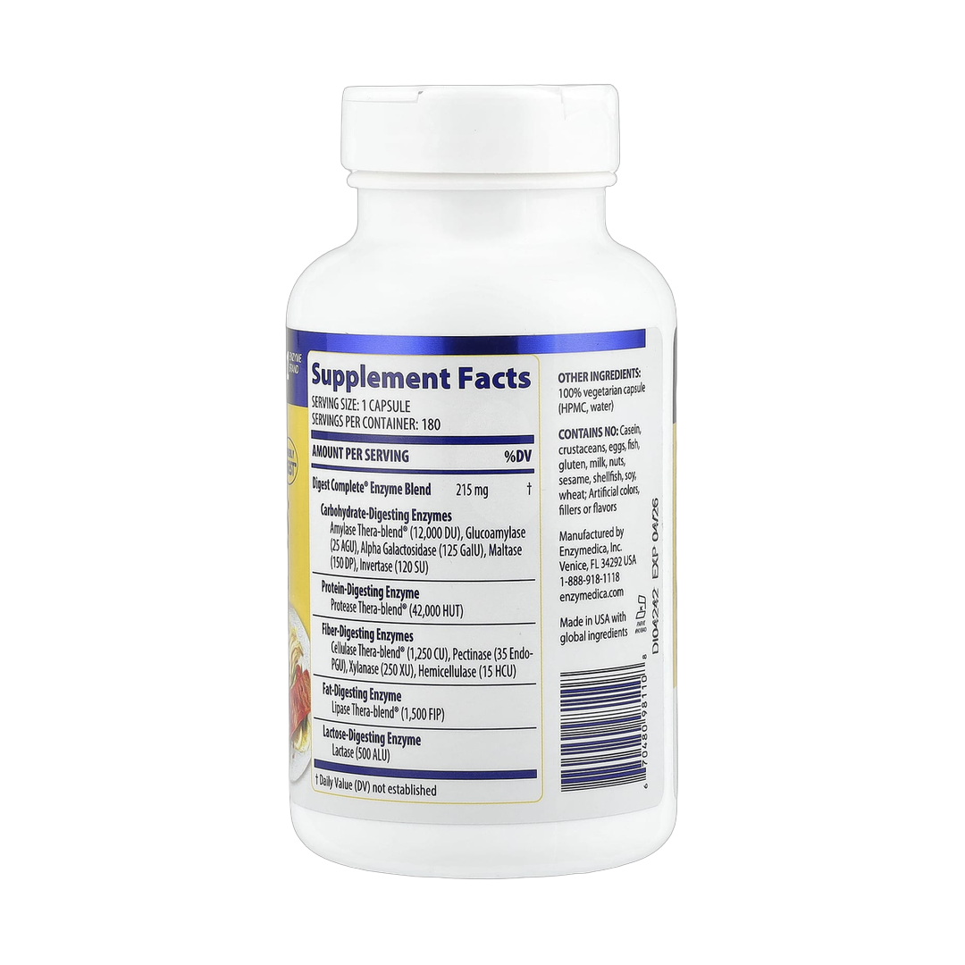 Enzymedica, Digest Complete®, 180 Capsules