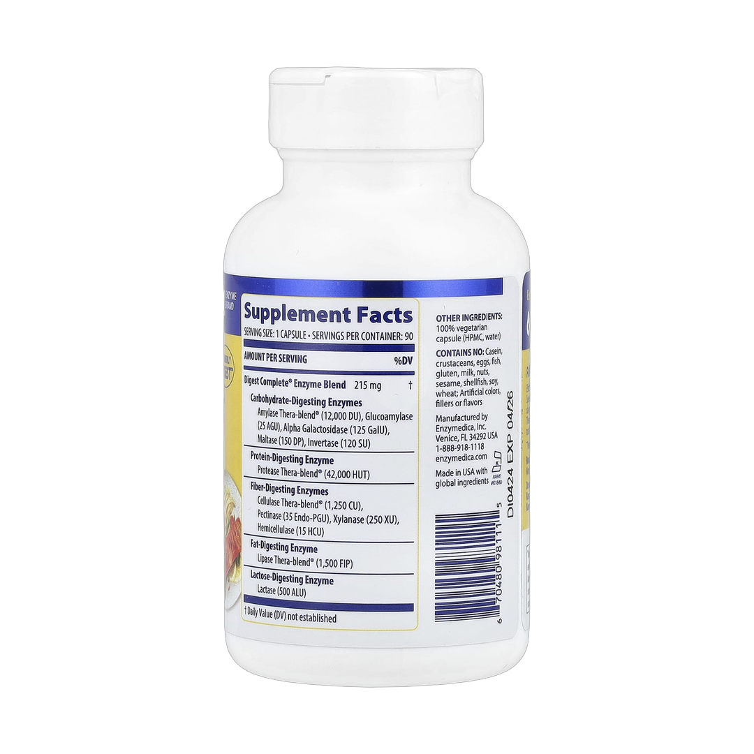 Enzymedica, Digest Complete®, 90 Capsules