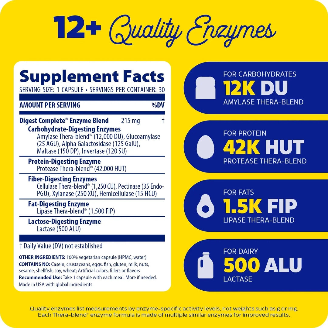 Enzymedica, Digest Complete®, 30 Capsules