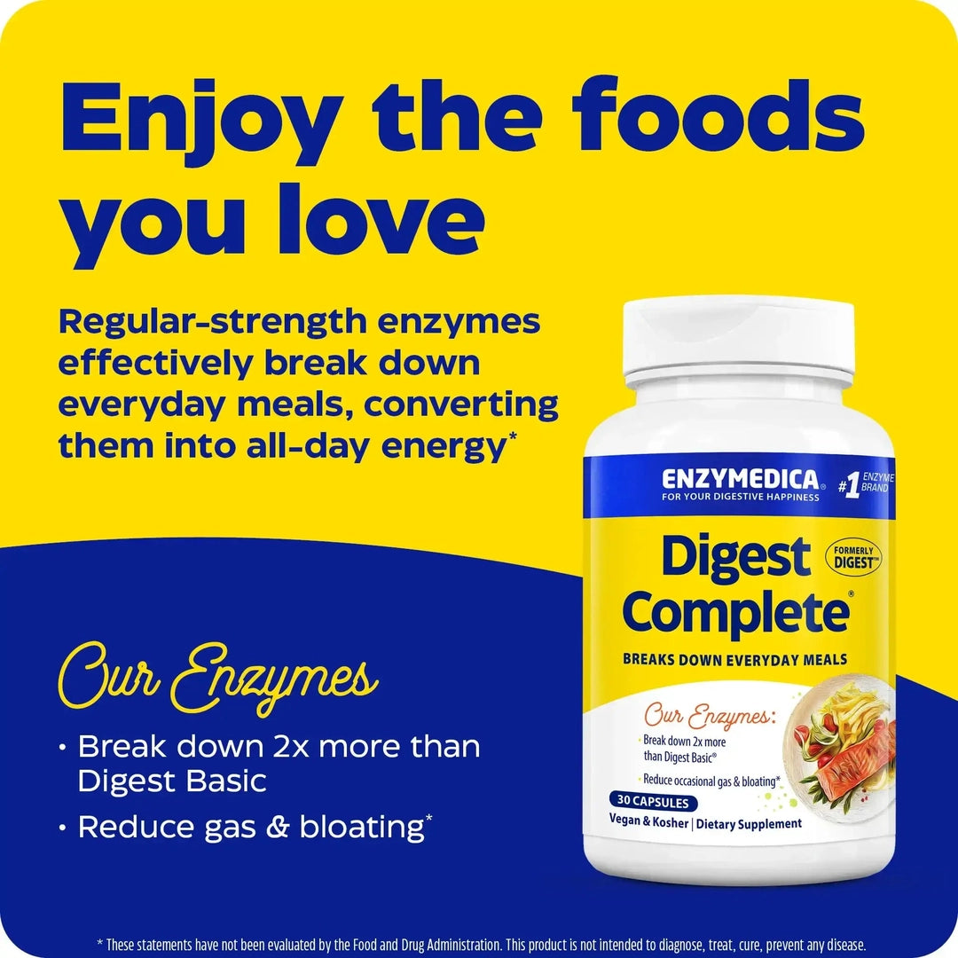 Enzymedica, Digest Complete®, 30 Capsules