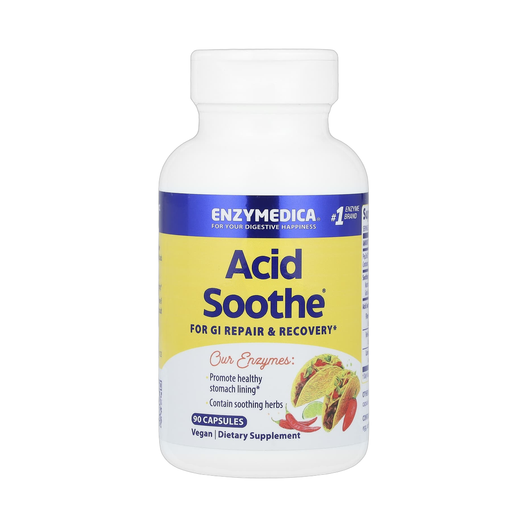 Enzymedica, Acid Soothe, 90 Capsules