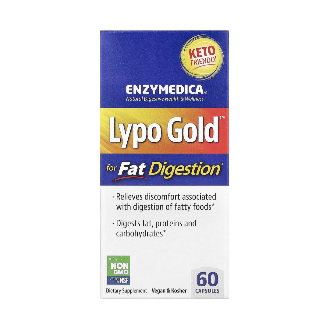 Enzymedica, Lypo Gold™, For Fat Digestion, 60 Capsules