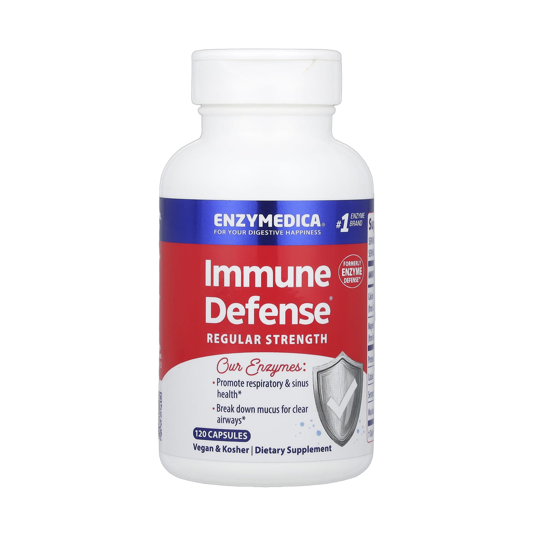 Enzymedica, Immune Defense®, Regular Strength, 120 Capsules