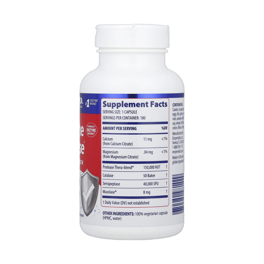 Enzymedica, Immune Defense®, Regular Strength, 180 Capsules