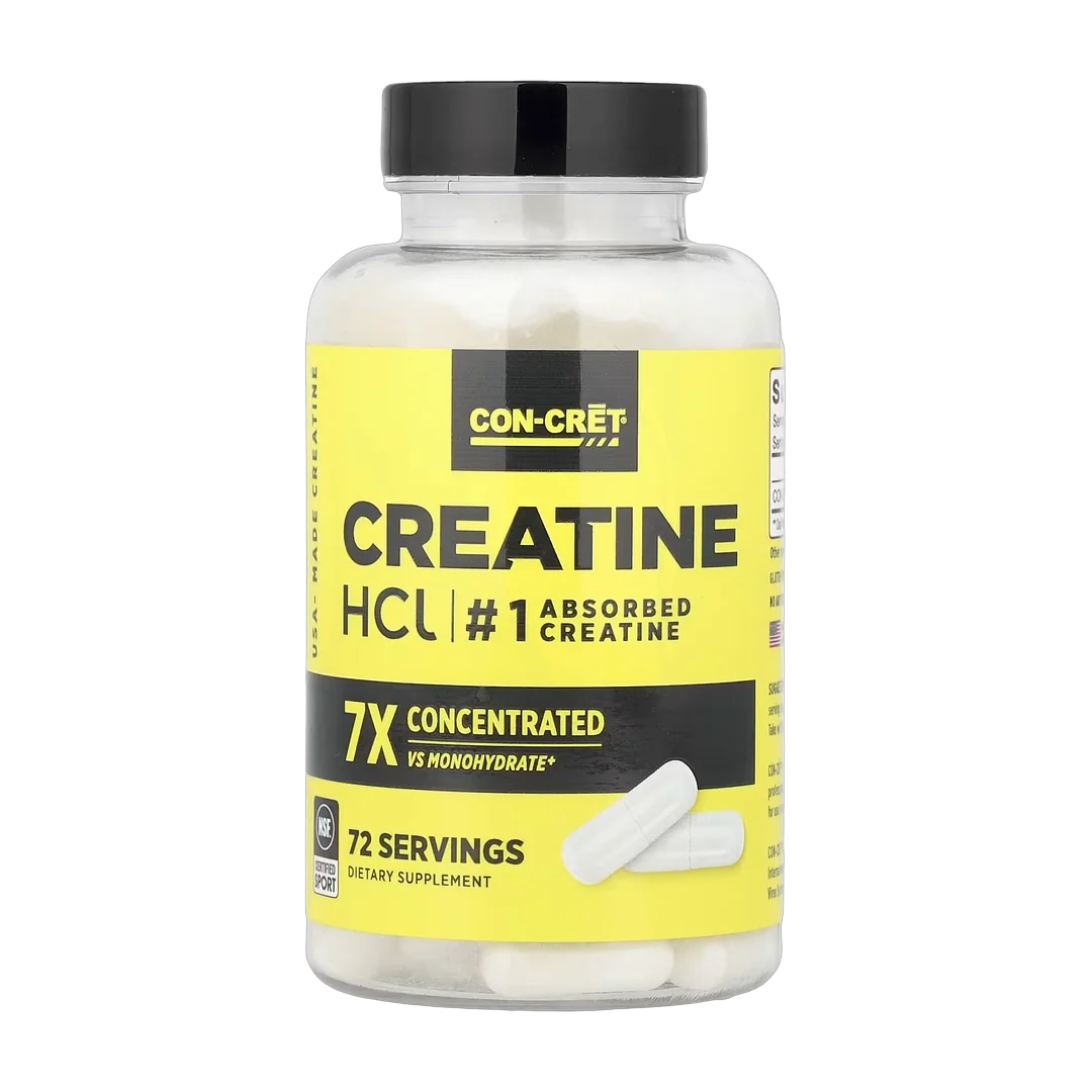 Con-Cret, Creatine HCl, 72 Capsules (750 mg per Capsule)