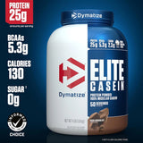 Dymatize, Elite Casein®, Rich Chocolate, 4 lb (1.8 kg)