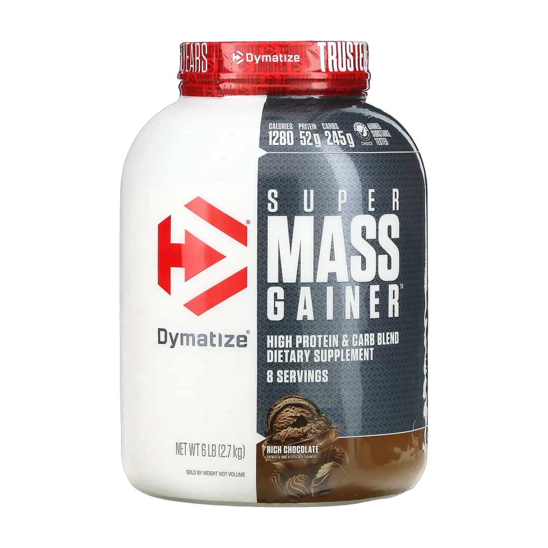 Dymatize, Super Mass Gainer™, Rich Chocolate, 6 lb (2.7 kg)