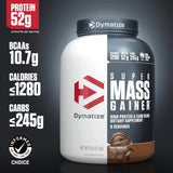 Dymatize, Super Mass Gainer™, Rich Chocolate, 6 lb (2.7 kg)