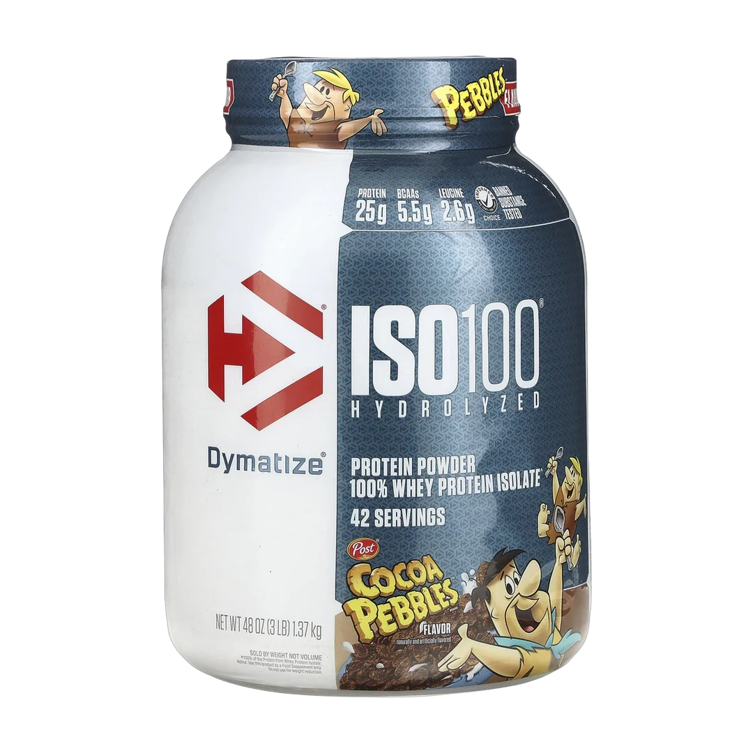 Dymatize, ISO100® Hydrolyzed, 100% Whey Protein Isolate, Cocoa Pebbles, 3 lbs (1.37 kg)