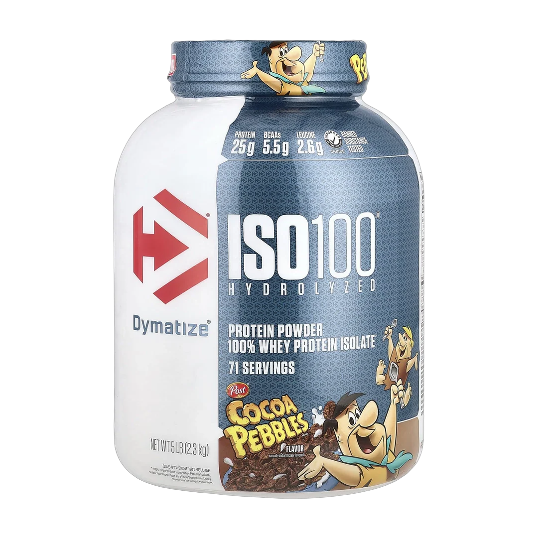 Dymatize, ISO100® Hydrolyzed, 100% Whey Protein Isolate, Cocoa Pebbles, 5 lb (2.3 kg)