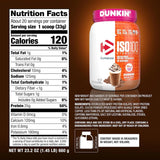 Dymatize, ISO100® Hydrolyzed, 100% Whey Protein Isolate, Dunkin’ Mocha Latte, 1.4 lb (650 g)