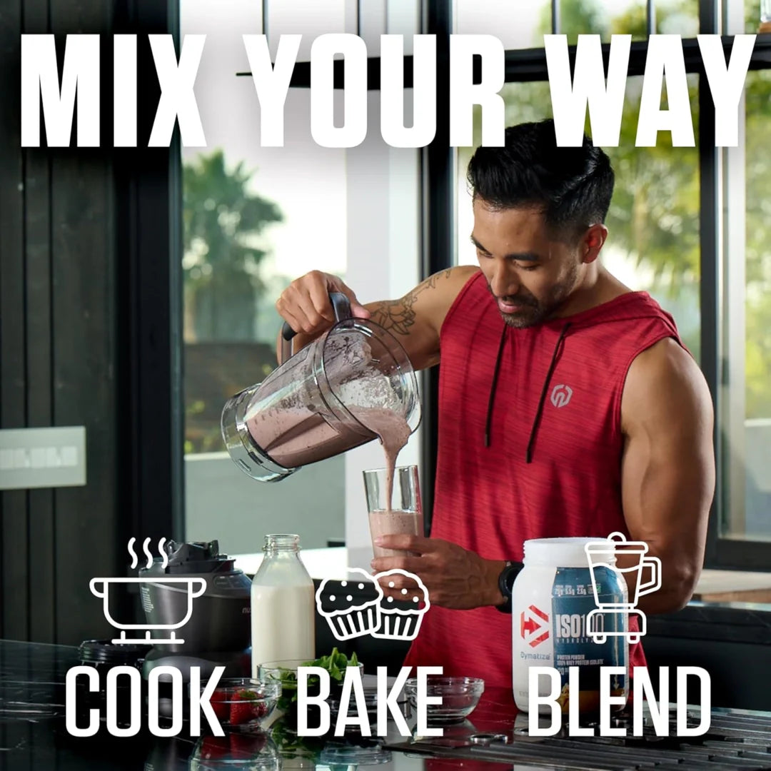 Dymatize, ISO100® Hydrolyzed, 100% Whey Protein Isolate, Dunkin’ Mocha Latte, 1.4 lb (650 g)