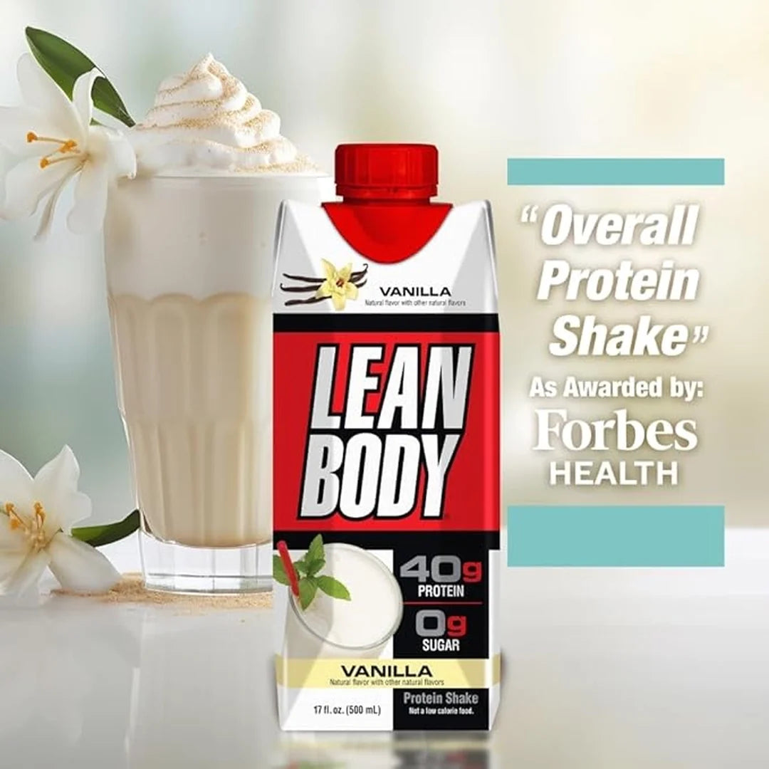 Labrada Nutrition, Lean Body Ready-to-Drink, Vanilla Protein Shake, 17 fl oz