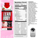 Labrada Nutrition, Lean Body Ready-to-Drink, Strawberry Protein Shake, 17 fl oz