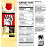 Labrada Nutrition, Lean Body Ready-to-Drink, Banana Protein Shake, 17 fl oz