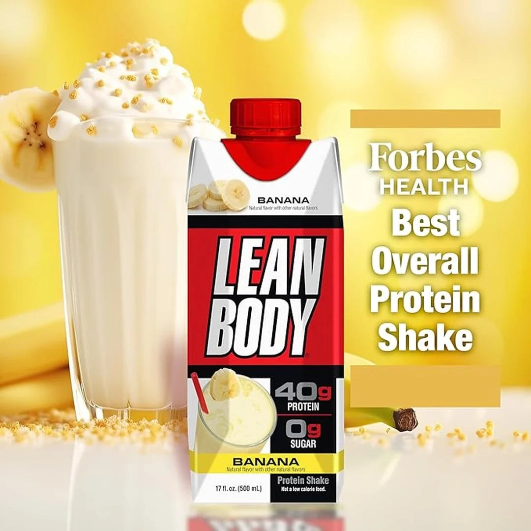 Labrada Nutrition, Lean Body Ready-to-Drink, Banana Protein Shake, 17 fl oz