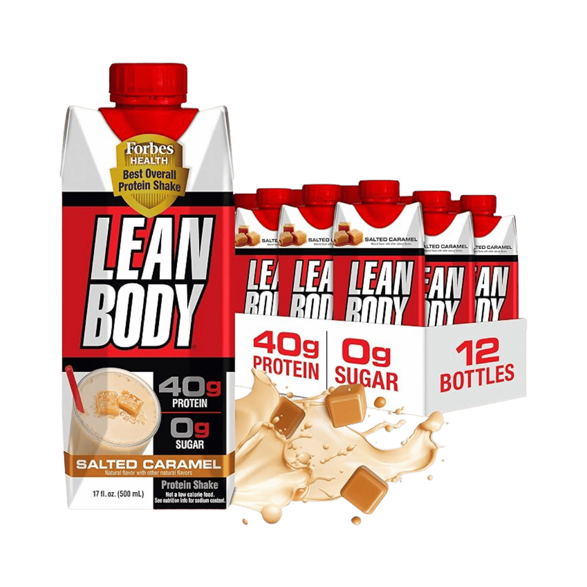 Labrada Nutrition, Lean Body Ready-to-Drink, Salted Caramel Protein Shake, 17 fl oz