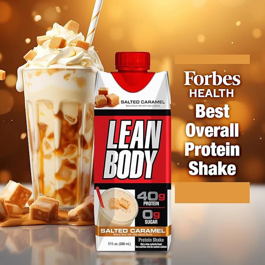 Labrada Nutrition, Lean Body Ready-to-Drink, Salted Caramel Protein Shake, 17 fl oz