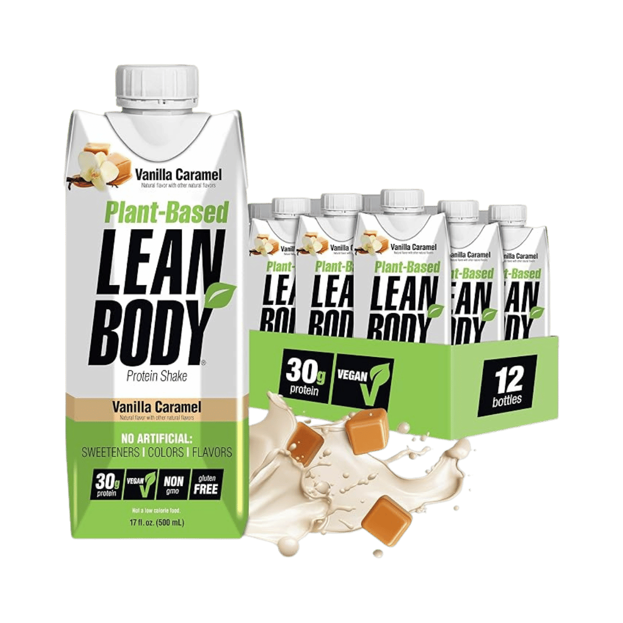 Labrada Nutrition, Plant-Based, Lean Body, Vanilla Caramel, 17 fl oz