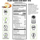 Labrada Nutrition, Plant-Based, Lean Body, Vanilla Caramel, 17 fl oz
