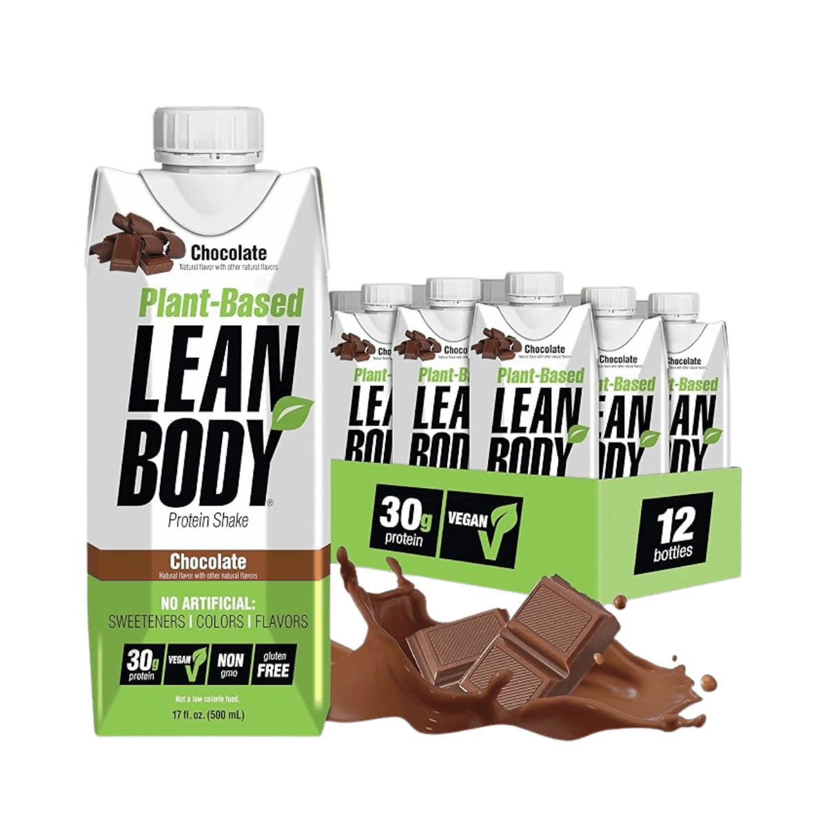 Labrada Nutrition, Plant-Based, Lean Body, Chocolate, 17 fl oz