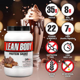 Labrada Nutrition, Lean Body®, Protein Shake Drink Mix, Chocolate, 2.47 lb (1,120 g)