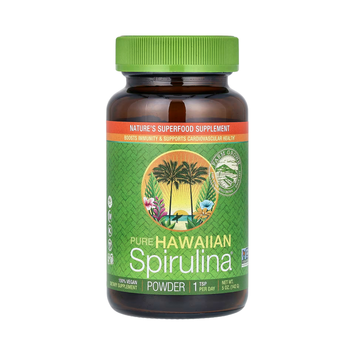 Nutrex Hawaii, Pure Hawaiian Spirulina Powder, 5 Oz