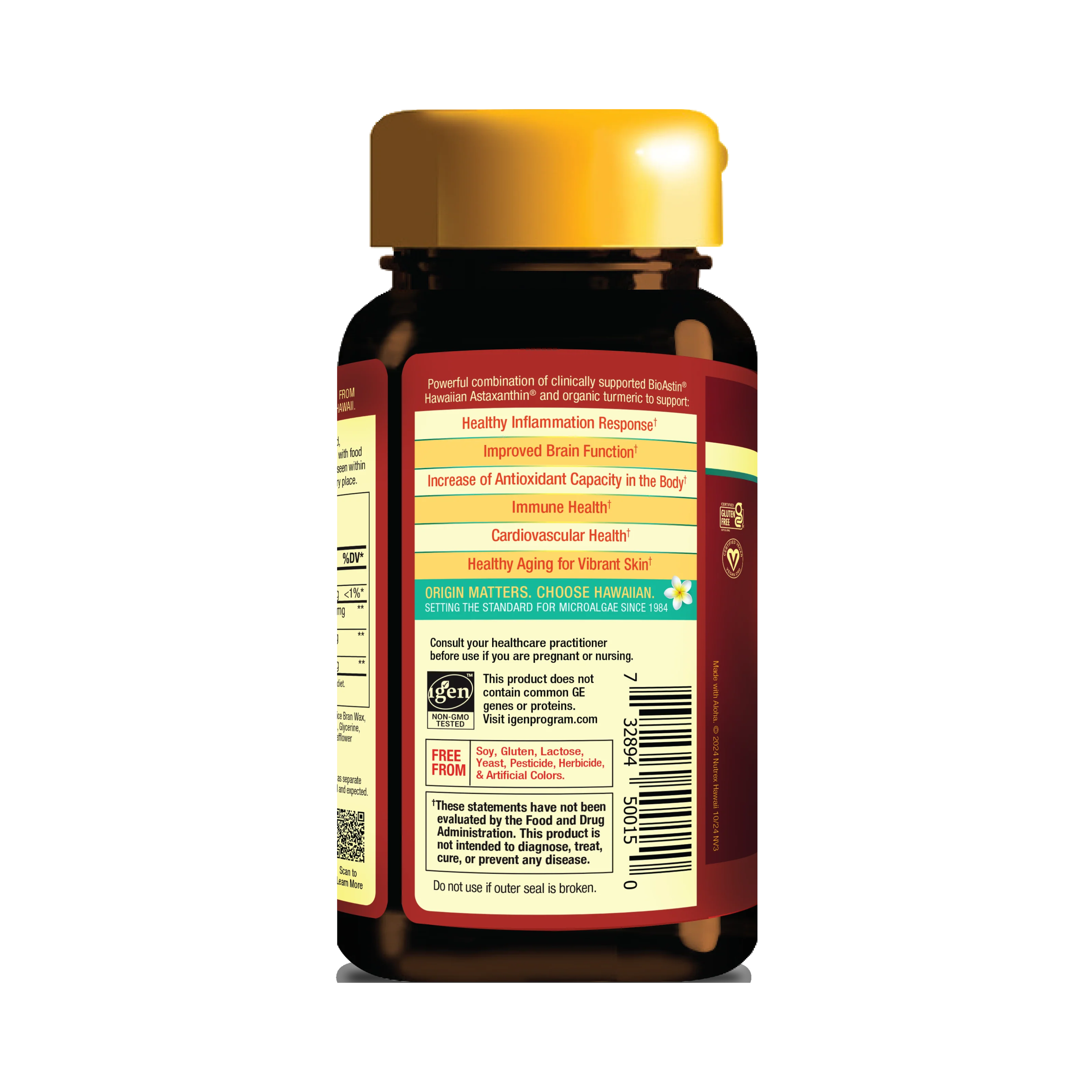 Nutrex Hawaii, TurmericAstin, 30 Count